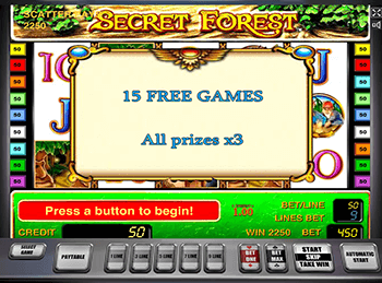 Играть на деньги в автоматы Secret Forest